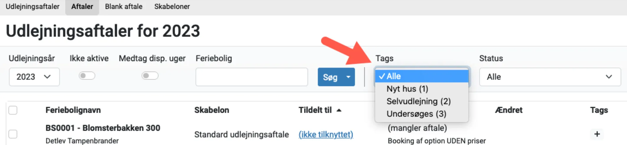 Se ferieboliger med bestemt tags
