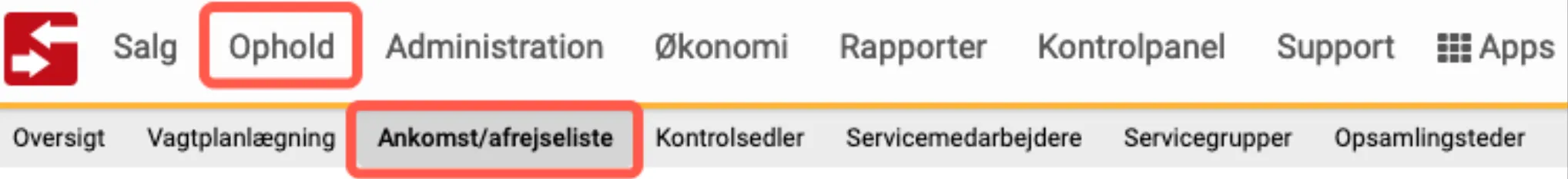 Afrejseliste