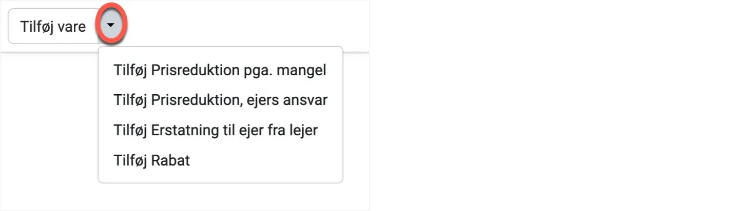 Varefordelingstype