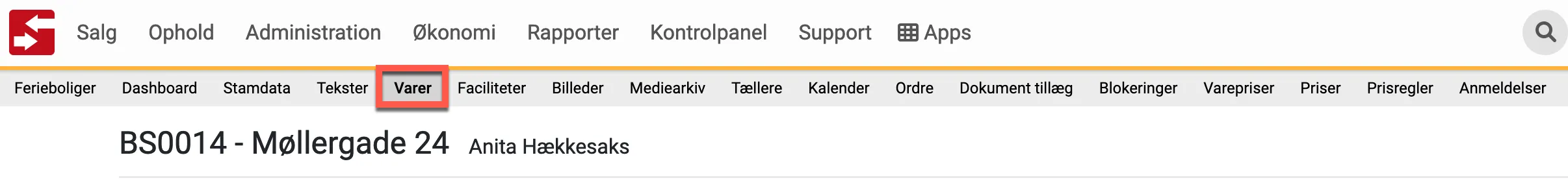 Tilpas varer
