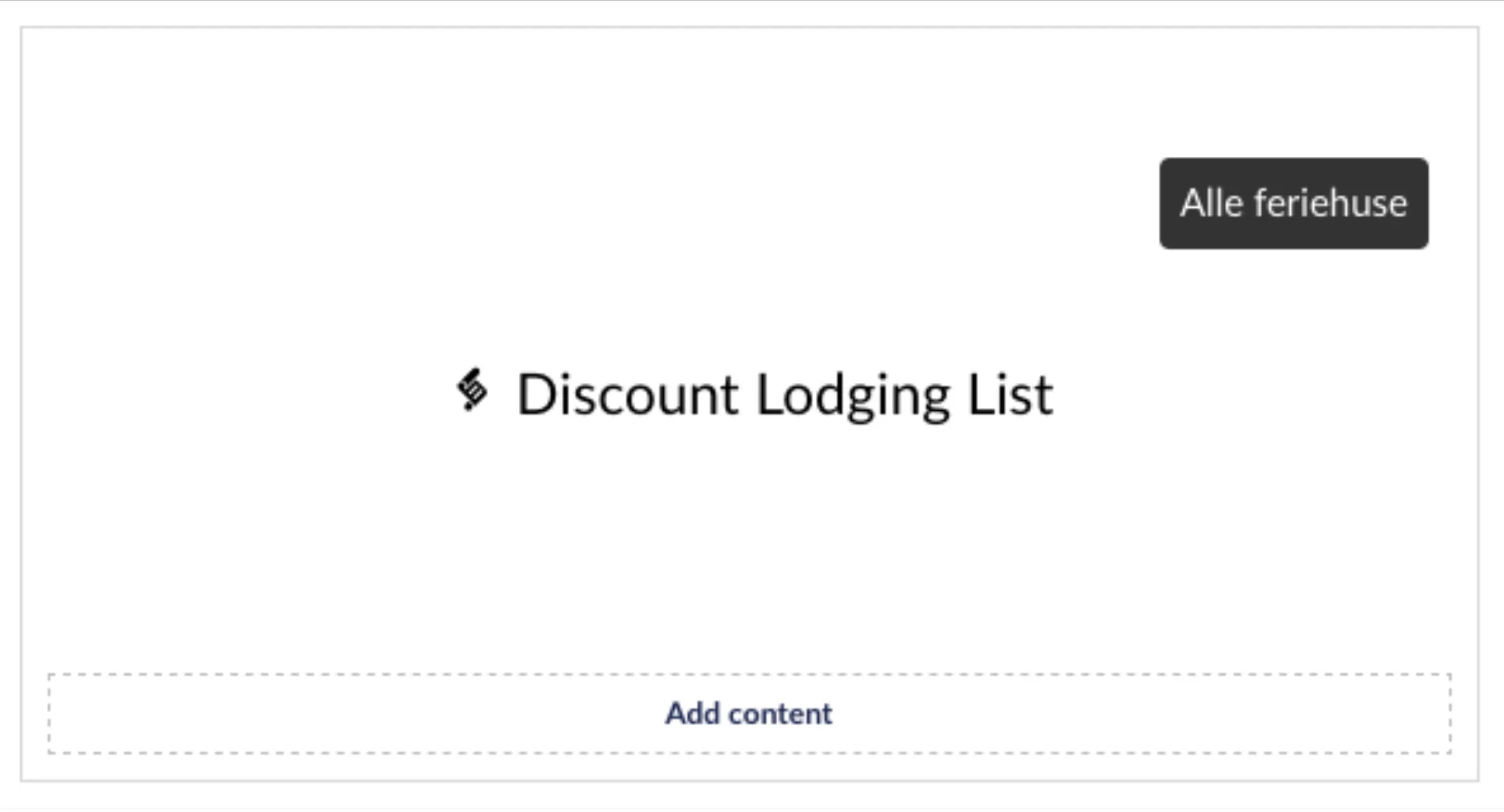 Discount Lodging List