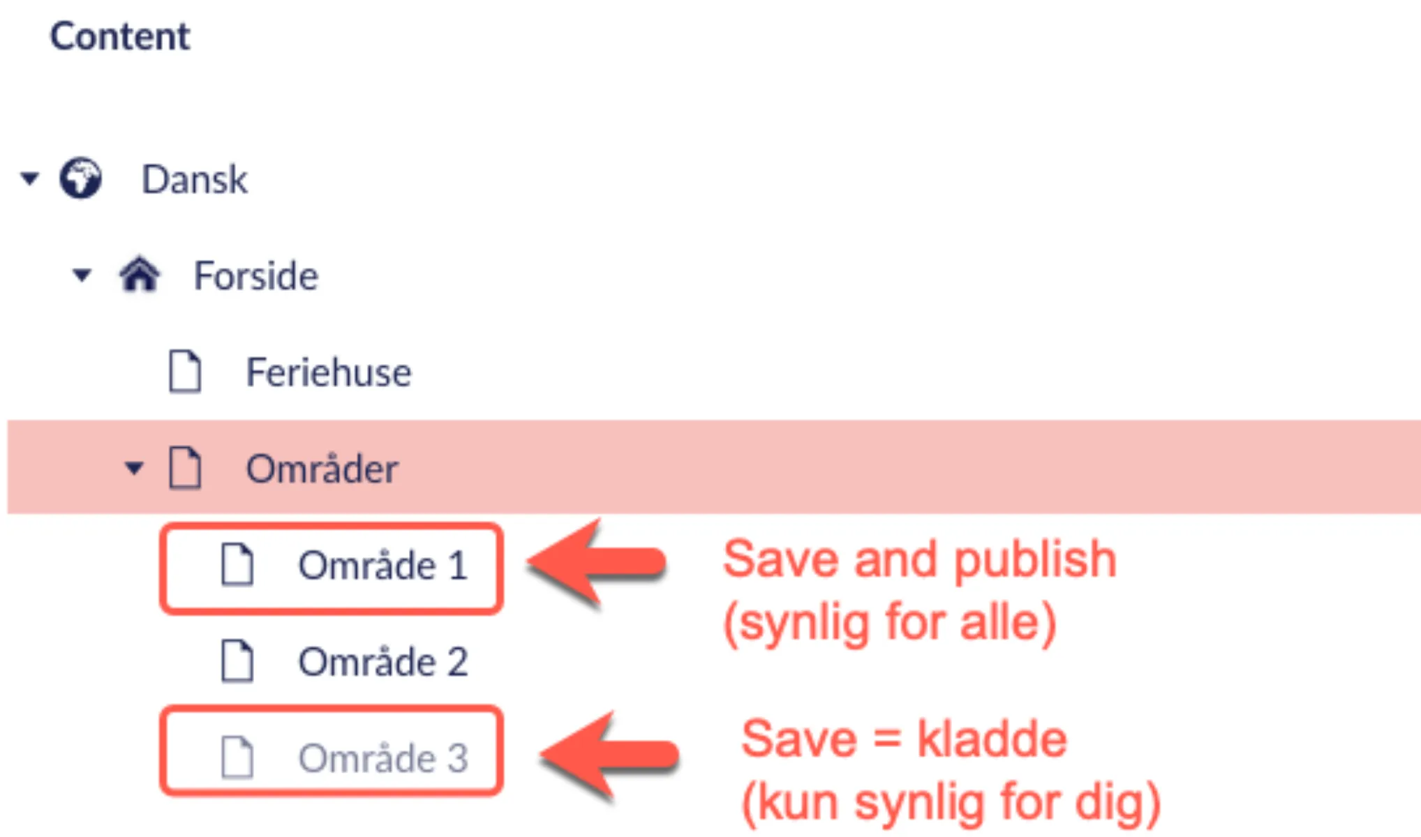 Save and Publish