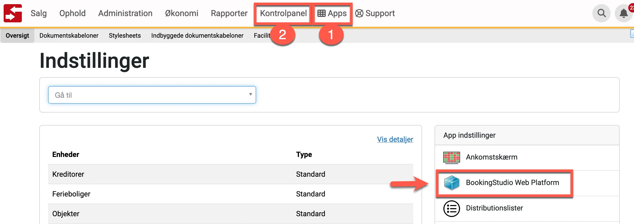Find app'en Web Platform