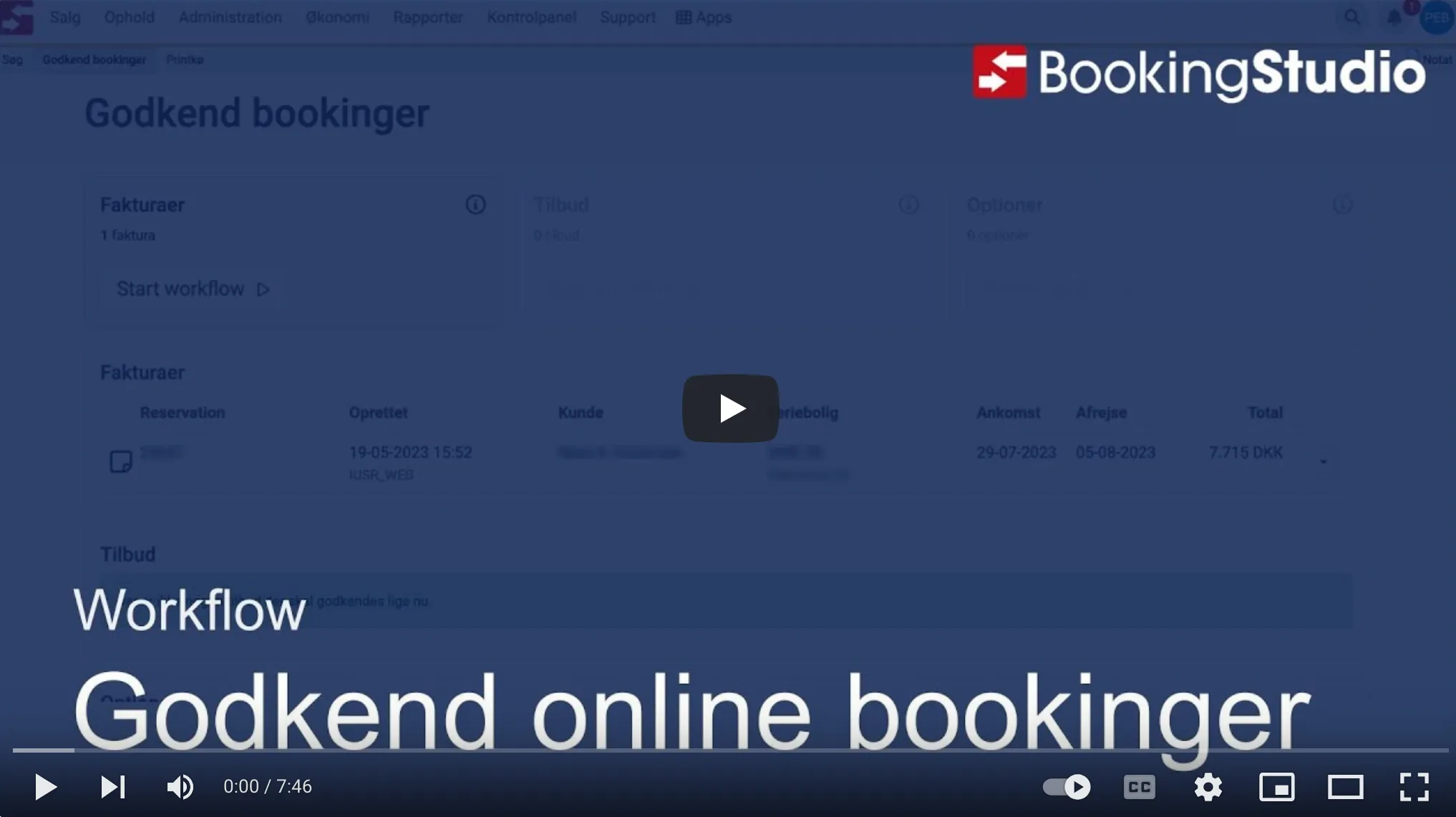 Video om hvordan man godkender online bookinger